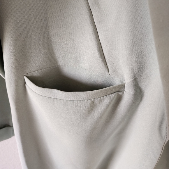 HAVE Women’s Light Green Longline Blazer Jacket Size Small - Picture 3 of 6